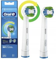 2x Oral-B Precision Clean otsik EB20RB Clean Maximizer цена и информация | Насадки для электрических зубных щеток | kaup24.ee