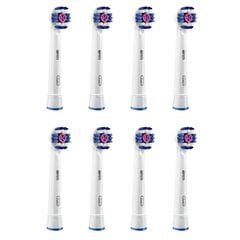 Oral-B 3D White EB-18P originaalotsik x8 цена и информация | Насадки для электрических зубных щеток | kaup24.ee