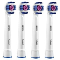 Oral-B 3D White EB18 x4 otsik цена и информация | Насадки для электрических зубных щеток | kaup24.ee