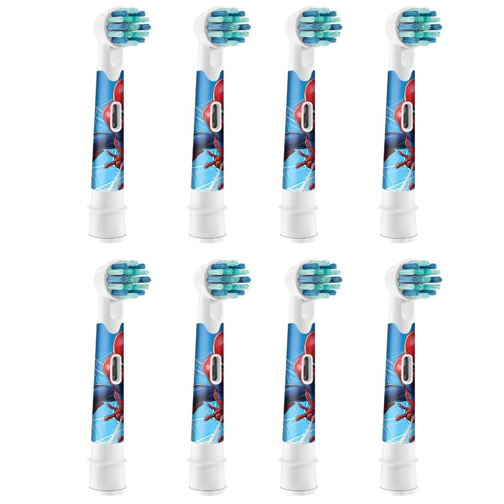 Oral-B EB10s Spiderman tipp uus x8 цена и информация | Elektriliste hambaharjade otsikud | kaup24.ee