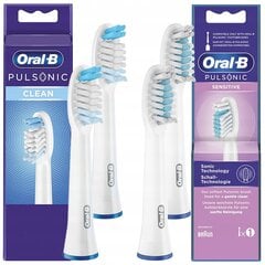 Oral-b Pulsonic Clean otsik x2 + Oral-b Pulsonic Sensitive SR32S otsik x2 цена и информация | Насадки для электрических зубных щеток | kaup24.ee