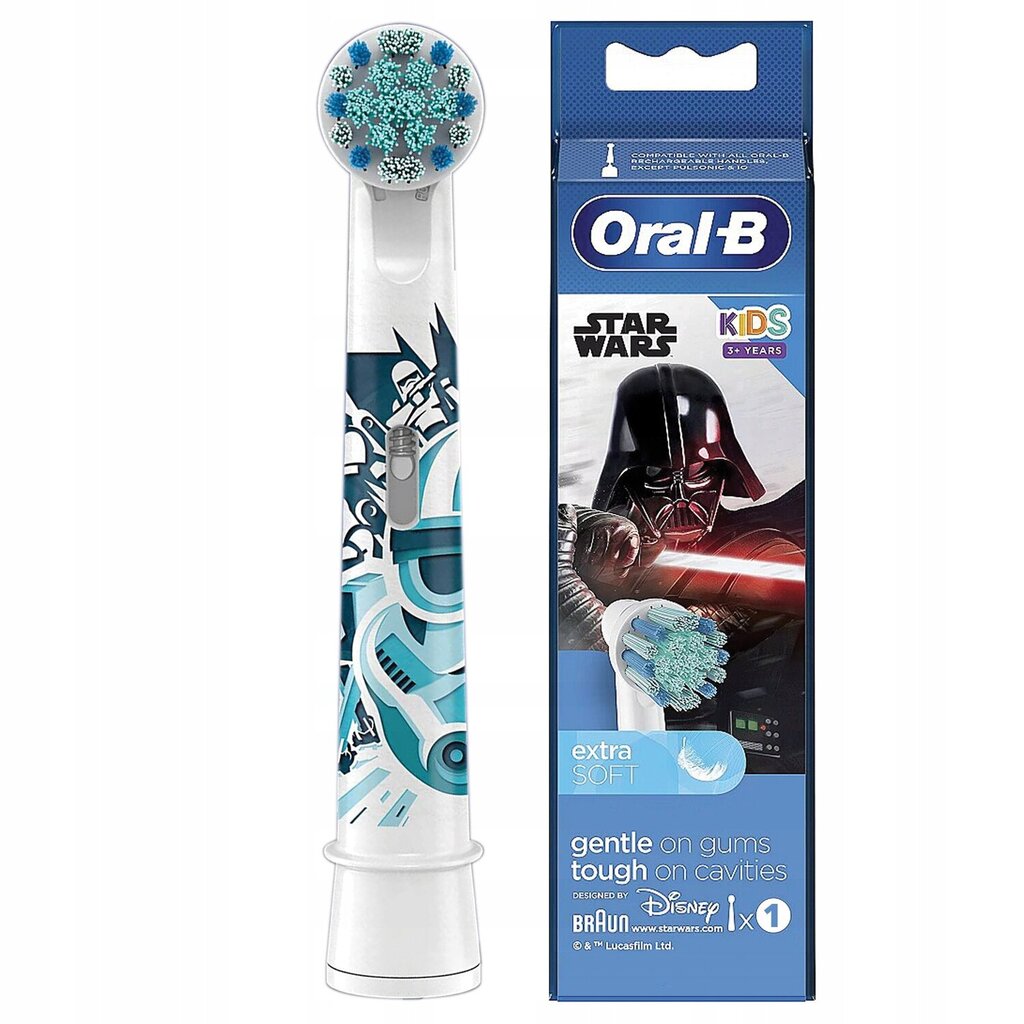 3 Oral-B nõuannet Külmutatud + Star Wars + Spiderman цена и информация | Elektriliste hambaharjade otsikud | kaup24.ee