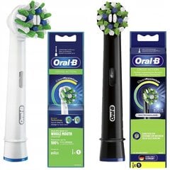 Oral-B CrossAction EB50AB+ Cross Action EB50BK BLACK tipp цена и информация | Насадки для электрических зубных щеток | kaup24.ee