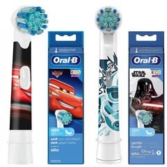 Oral-b EB10s Autod uus+EB10s Star Wars tipp цена и информация | Насадки для электрических зубных щеток | kaup24.ee