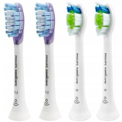 Philips DiamondClean x2 ja Sonicare G3 Gum Care x2 nõuanded цена и информация | Насадки для электрических зубных щеток | kaup24.ee