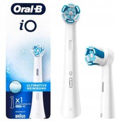 Oral-B iO tip ULTIMATE CLEAN valge цена и информация | Насадки для электрических зубных щеток | kaup24.ee