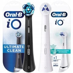 Oral-B iO ULTIMATE CLEAN otsik Must+Oral-B iO Specialised Clean цена и информация | Насадки для электрических зубных щеток | kaup24.ee