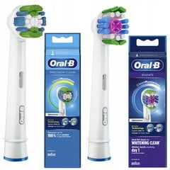 Oral-B Precision Clean EB20RB Clean Maximizer+3D valge EB18 otsik hind ja info | Elektriliste hambaharjade otsikud | kaup24.ee