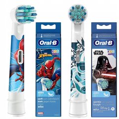 Oral-b EB10s Spiderman+Oral-b EB10s Star Wars Tip цена и информация | Насадки для электрических зубных щеток | kaup24.ee