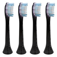 4x Philips G3 Gum Care tip HX9054/33 BLACK цена и информация | Насадки для электрических зубных щеток | kaup24.ee