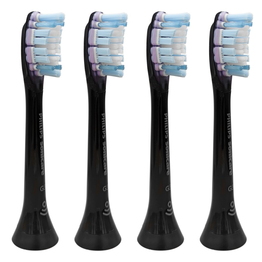 4x Philips G3 Gum Care tip HX9054/33 BLACK hind ja info | Elektriliste hambaharjade otsikud | kaup24.ee