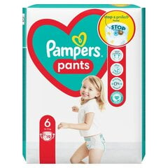 Подгузники Pampers Pants Carry Pack S6 19 шт. х 4 шт. цена и информация | Подгузники | kaup24.ee