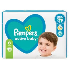 Подгузники Pampers Active Baby Maxi Pack S6 44 шт. х 2 шт. цена и информация | Подгузники | kaup24.ee