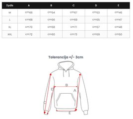 Meeste valge džemper Ärge kunagi loobuge JS/27B6512/155-56427-XXL цена и информация | Мужская спортивная одежда | kaup24.ee