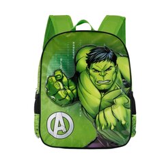 Рюкзак с одним отделением для детского сада Hulk Marvel Basic цена и информация | Школьные рюкзаки, спортивные сумки | kaup24.ee