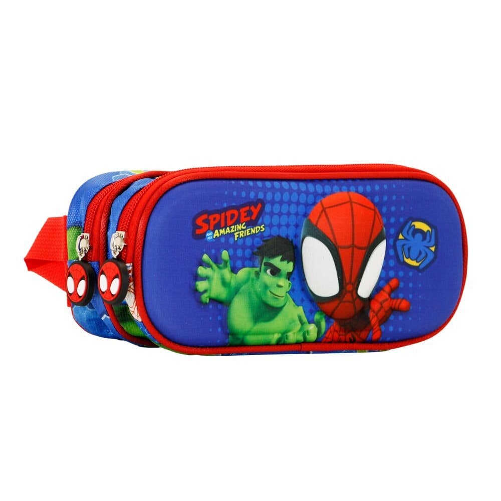 Kaheosaline 3D Spiderman Circles pliiatsikarp hind ja info | Pinalid | kaup24.ee