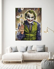 Maalimine NUMBRIDEGA RAAMI Pildid maalimiseks - Joker vestis 40 x 50 cm hind ja info | Maalid numbri järgi | kaup24.ee