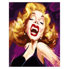 Maalimine numbrite järgi raamiga - Marilyn Monroe 40 x 50 cm hind ja info | Maalid numbri järgi | kaup24.ee