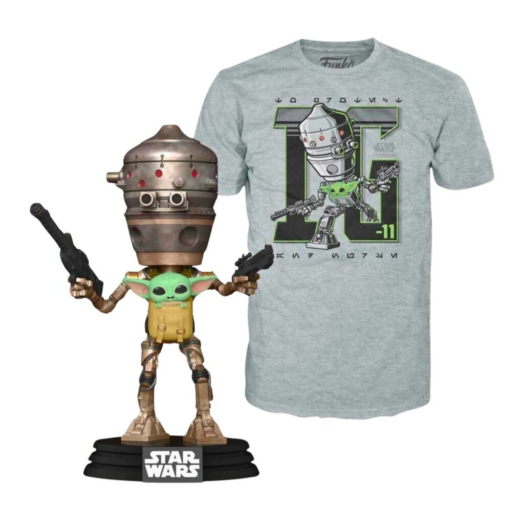 Funko POP Star Wars Mandalorian XL figuuri ja T-särgi komplekt цена и информация | Fännitooted mänguritele | kaup24.ee