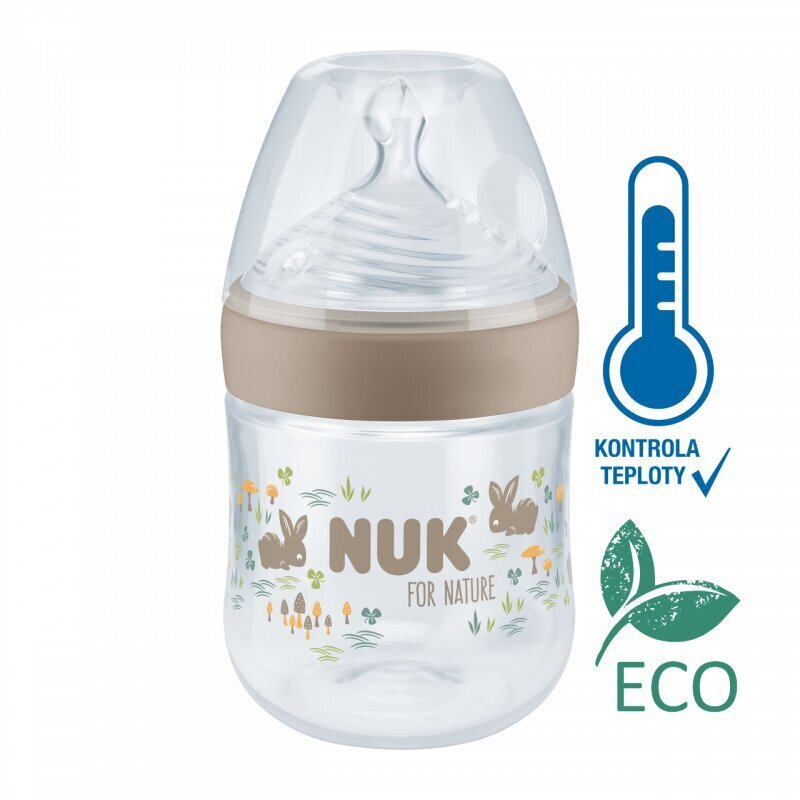 Lutipudel Nuk for Nature, 0 kuu+, 150 ml hind ja info | Lutipudelid ja aksessuaarid | kaup24.ee