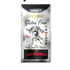 Biofeed Euphoria Gluteen Free Adult Small&Medium veiselihaga, 12kg hind ja info | Kuivtoit koertele | kaup24.ee