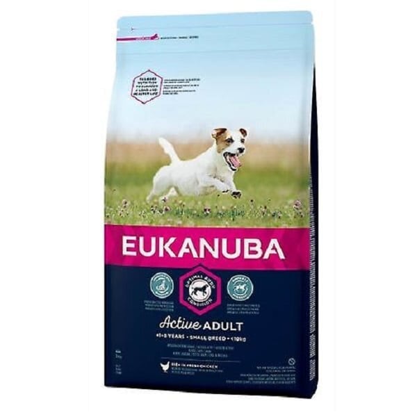 Eukanuba Adult Small kanaga, 12 kg цена и информация | Kuivtoit koertele | kaup24.ee