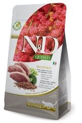 Farmina N&D Quinoa Cat Duck, 1,5 kg цена и информация | Сухой корм для кошек | kaup24.ee