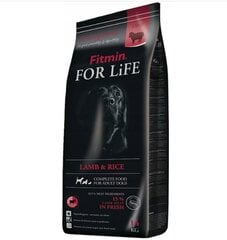 Fitmin For Life lambaliha ja riisiga, 14 kg hind ja info | Kuivtoit koertele | kaup24.ee