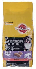 Pedigree Adult Maxi veiselihaga, 15 kg hind ja info | Kuivtoit koertele | kaup24.ee