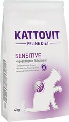 Kattovit Sensitive, 4 kg hind ja info | Kuivtoit kassidele | kaup24.ee