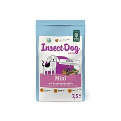 Green Petfood InsectDog Mini putukatega, 7,5 kg hind ja info | Kuivtoit koertele | kaup24.ee