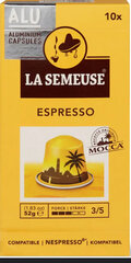 La Semeuse Mocca espresso 10 capsules цена и информация | Кофе, какао | kaup24.ee