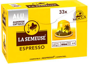 La Semeuse Mocca espresso 33 capsules цена и информация | Kohv, kakao | kaup24.ee