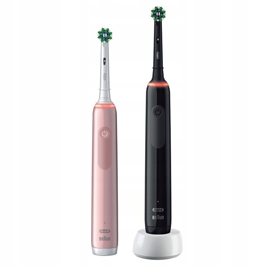 Oral-B Pro 3 3900N, must + roosa hind ja info | Elektrilised hambaharjad | kaup24.ee