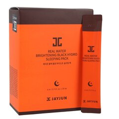 JAYJUN Real Water Brightening Black Hydro Sleeping Pack 30ea - Ночная маска цена и информация | Маски для лица, патчи для глаз | kaup24.ee