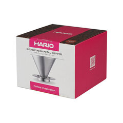 Hario - Pink Gold Double Mesh Dripper hind ja info | Kohvimasinate lisatarvikud | kaup24.ee