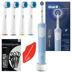 ORAL-B VITALITY PRO D103 HAMBAHARI + TARVIKUD цена и информация | Электрические зубные щетки | kaup24.ee