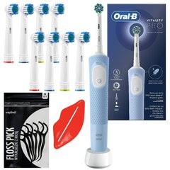 ORAL-B VITALITY PRO D103 HAMBAHARI + TARVIKUD цена и информация | Электрические зубные щетки | kaup24.ee