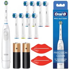 Oral-B DB5 Pro White laetav hambahari + 8 kon. täpsus + 2 pigistajat hind ja info | Elektrilised hambaharjad | kaup24.ee