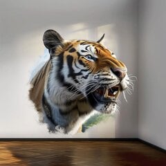 Fotorealistlik Tiiger Seinakleebis Metsiku Džunglikassi Kunst hind ja info | Seinakleebised | kaup24.ee