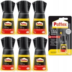 Pattex S.O.S. superliim pintsliga 5g x6 hind ja info | Liimid | kaup24.ee