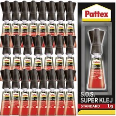 Pattex S.O.S. Super Liim Standard 1g x24 цена и информация | Клей | kaup24.ee