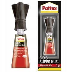 Pattex S.O.S. Super Liim Standard 1g x24 цена и информация | Клей | kaup24.ee