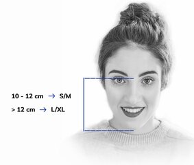 Täisnäo sukeldumismask koos toruga Beon, L/XL hind ja info | Ujumismaskid | kaup24.ee