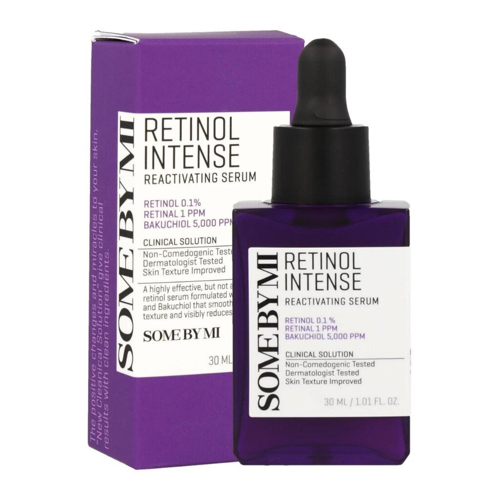 Intensiivne seerum retinooli ja bakuchioliga Some By Mi Retinol Intense Reactivating Serum 30ml hind ja info | Näoõlid, seerumid | kaup24.ee