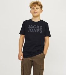 Jack & Jones детская футболка 12152730*06, черный 5715425367816 цена и информация | Женские футболки | kaup24.ee