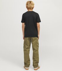 Jack & Jones детская футболка 12263089*01, черный 5715610365078 цена и информация | Женские футболки | kaup24.ee