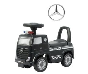 Milly Mally Mercedes-Benz Actros politseisõiduk Must hind ja info | Jooksurattad | kaup24.ee