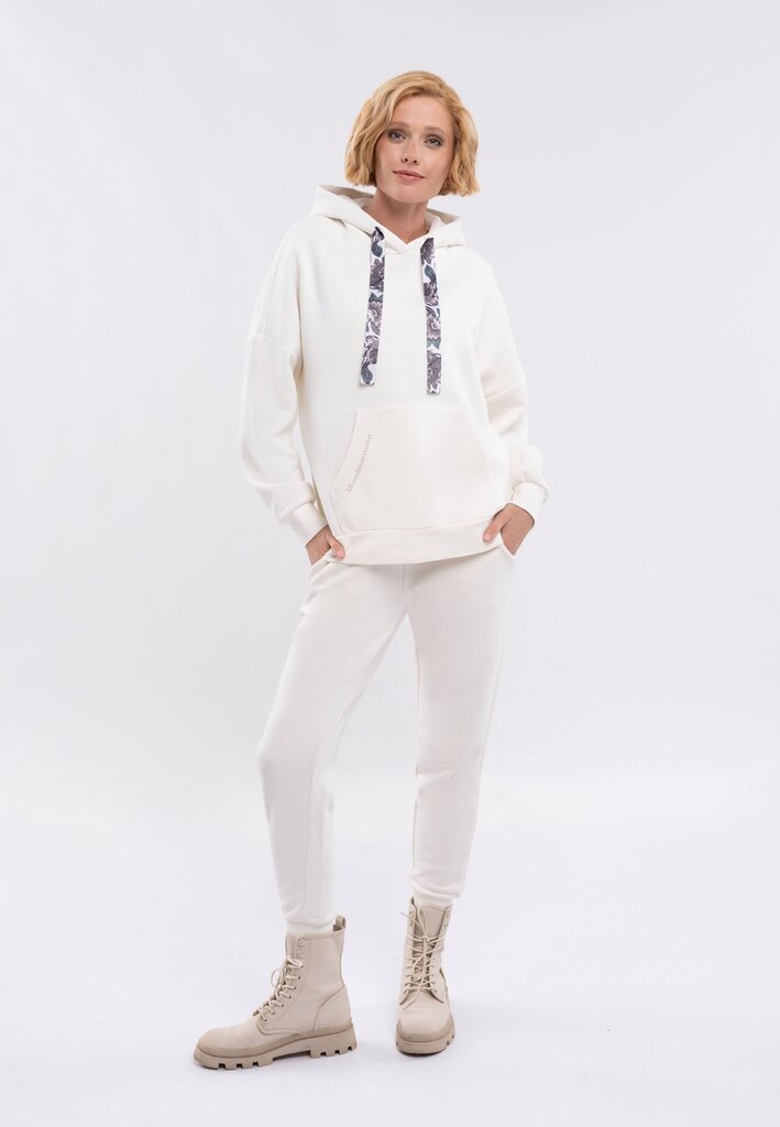 Naiste Oversize Hoodie Cream Volcano B-Mika S/M hind ja info | Naiste pluusid, särgid | kaup24.ee