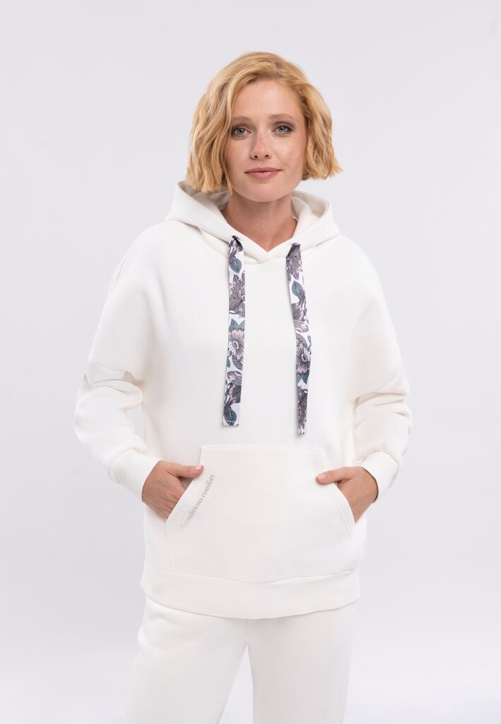 Naiste Oversize Hoodie Cream Volcano B-Mika S/M hind ja info | Naiste pluusid, särgid | kaup24.ee